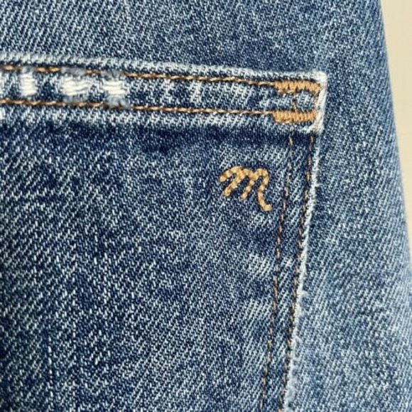 Madewell Women’s High-rise Rigid Flare Distressed Ripped Jeans 25 - Picture 10 of 12